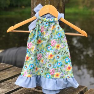 Blue & Flowered Sundress