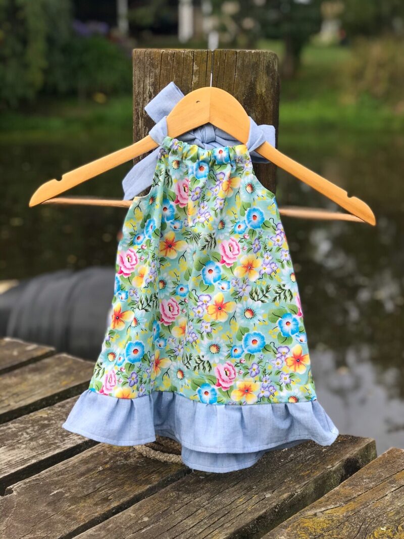 Blue & Flowered Sundress