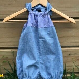 Blue & Purple Romper