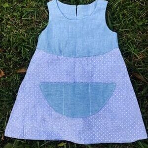 Blue & Purple Pocket Play Dress