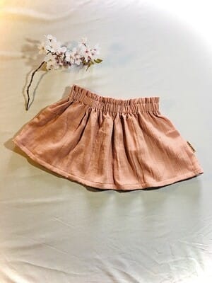 Dusky Pink Forget-me-not Skirt