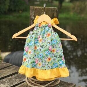 Yellow & Flowered Sundress