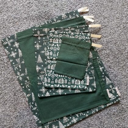 Evergreen Christmas Gift Bag